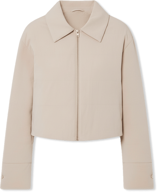 Women's Short Zip-Up Puffer Jacket