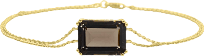 Gemstone Bracelet in 14k Gold-Plated Sterling Silver