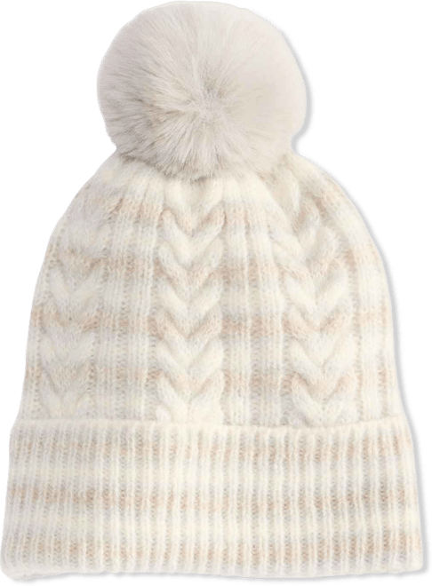 Women's Space Dye Cable Knit Beanie, Macy's Exclusive