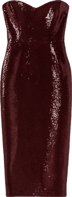 Women's Strapless Sweetheart Bodycon Dress