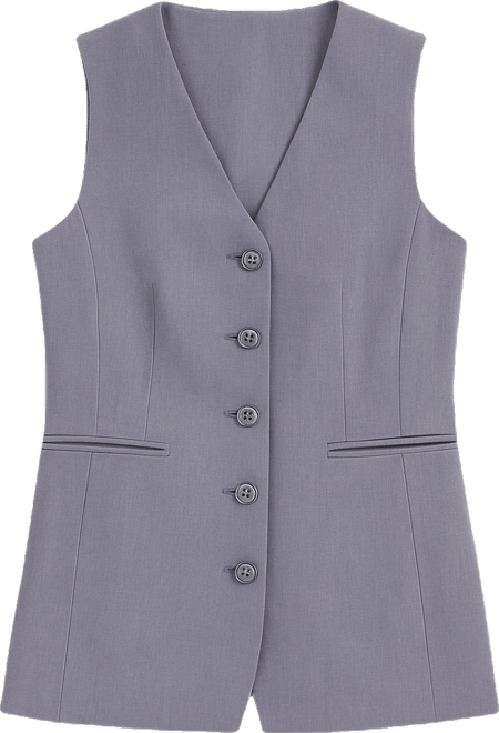 Petite Women's Long-Line Vest