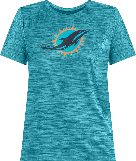 Women's Turbo Green Miami Dolphins 2025 Rivalries Collection Sideline Velocity Dri-fit T-Shirt