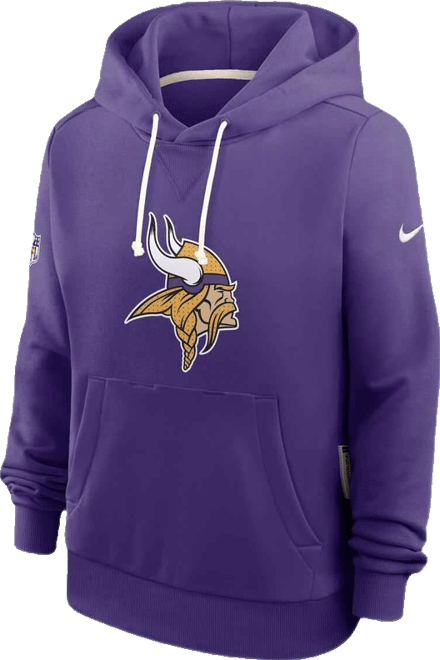 Women's Purple Minnesota Vikings Sideline Standard Issue&nbsp;Initial Home&nbsp;Dri-fit Hoodie