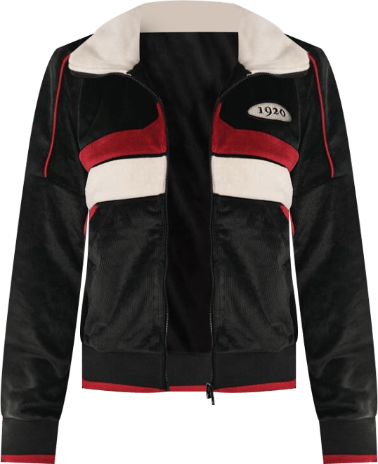 Women's Black Arizona Cardinals Velvet Corduroy Jacket