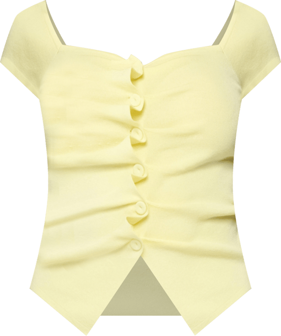 Women's Lilibet Sweetheart Button Up Top