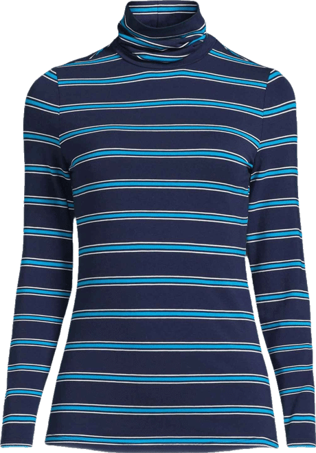 Lightweight Jersey Long Sleeve Turtleneck