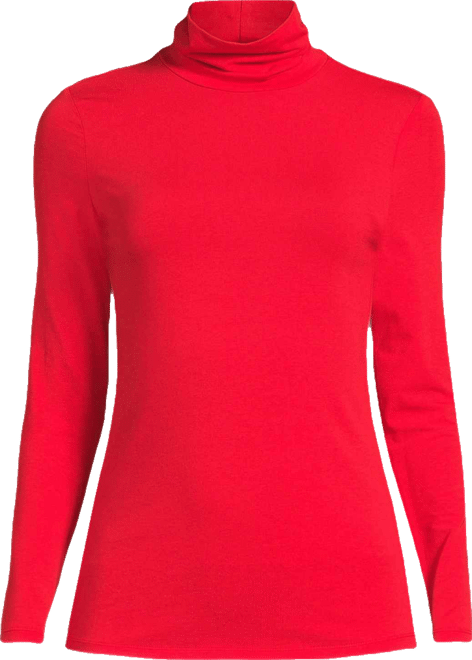 Lightweight Jersey Long Sleeve Turtleneck