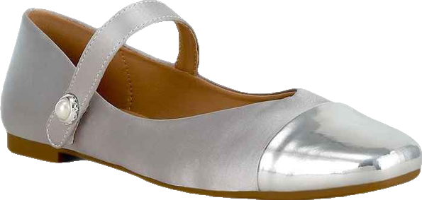 Albi Patent Toe Cap Tweed Mary Janes Women