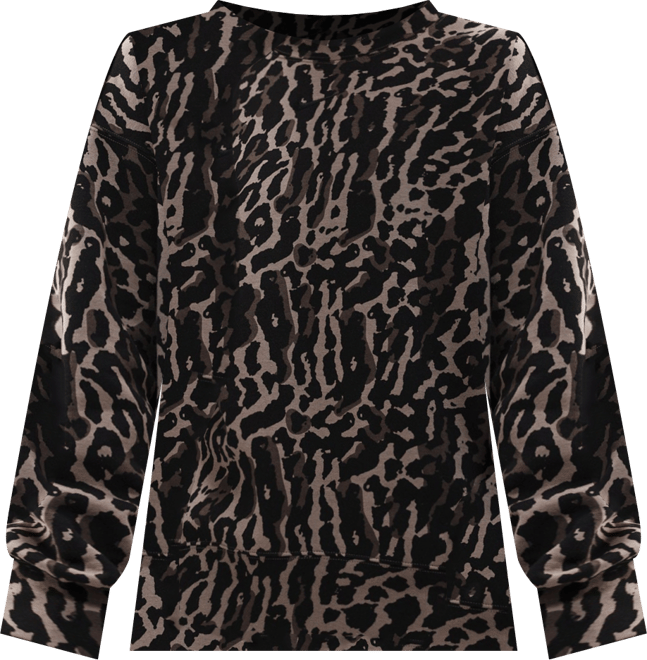 Women's Phoenix Fleece Oversized Printed Crew-Neck Sweatshirt