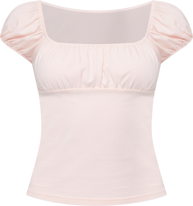 Womens Oleana Gathered Bust Top