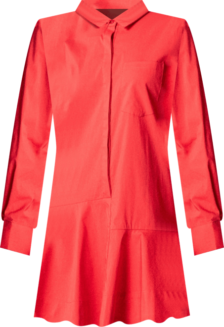 Women's Collar Flare Skirt Dress