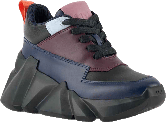 Womens Space Kick Max Nappa And Sheep Leather Upper Sneakers