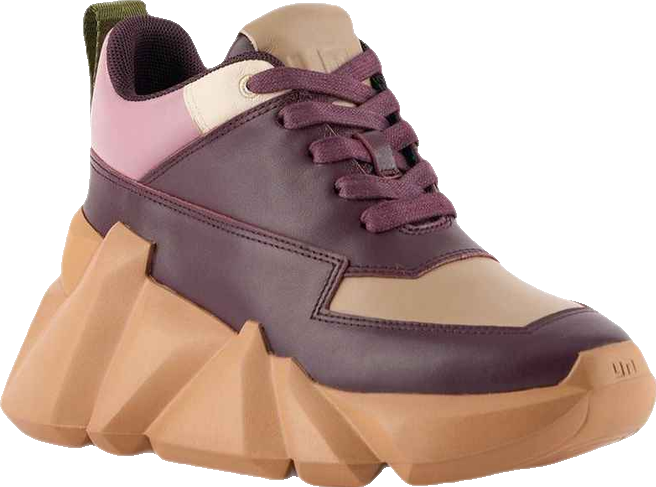 Womens Space Kick Max Nappa And Sheep Leather Upper Sneakers