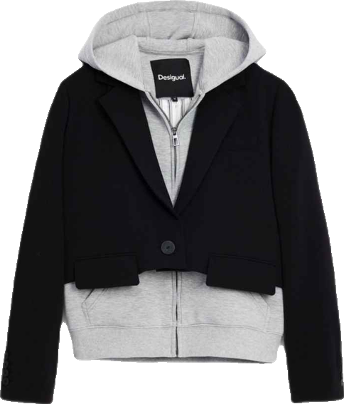 Women's Combined knit blazer