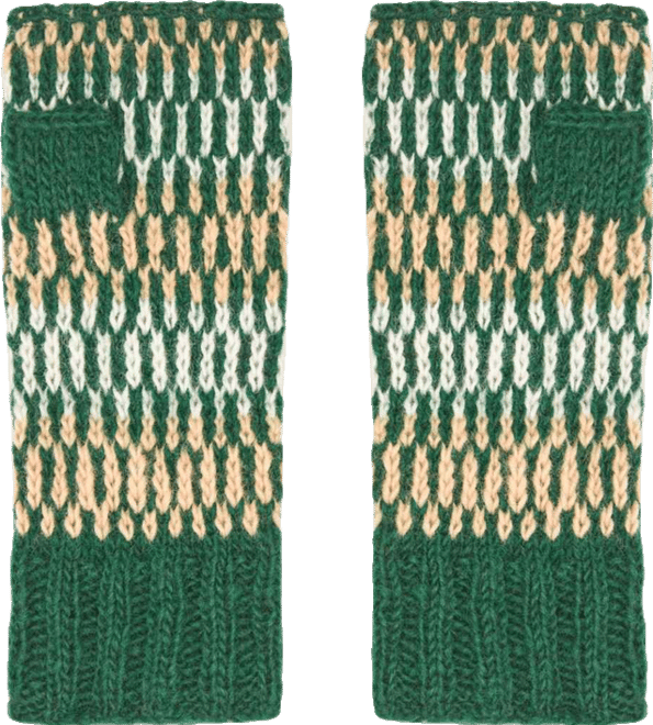 Women s Artisan Hand-Knit Adirondack Winter Wool Half Mitten