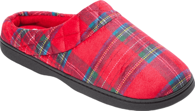Women's Darcy Quilted Cuff Velour Clog House Slipper
