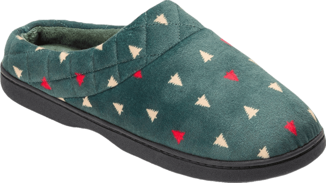 Women's Darcy Quilted Cuff Velour Clog House Slipper