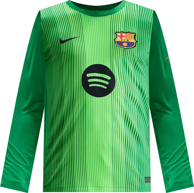 F.C. Barcelona 2025/26 Stadium Goalkeeper Men's Nike Dri-FIT Football Replica Long-Sleeve Shirt