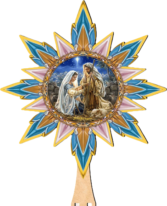 Glory to God by D.Gelsinger Tree Topper