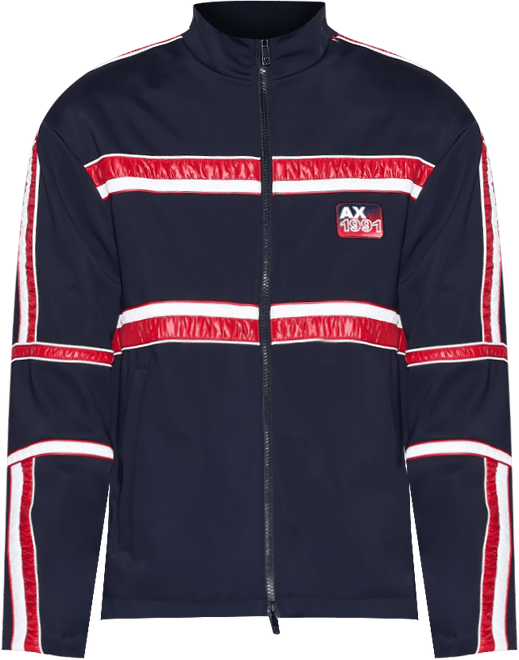 Men's "A X 1991" Logo Arm Tape Hoodie