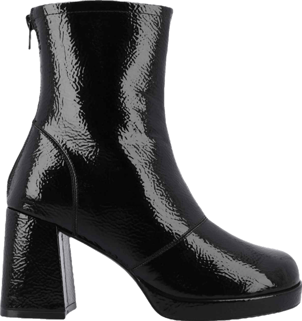 Women's Aylani Tru Comfort Foam Crinkle Patent Faux Leather Platform Boots