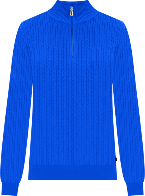 Women's Cotton Mock-Neck Sweater, Online Only