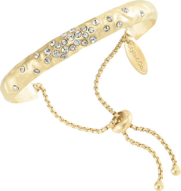 Pave Bangle Slider Bracelet, Macy's Exclusive