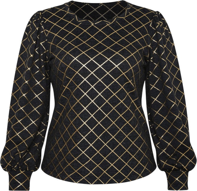 Petite Bishop Sleeve Pullover Top