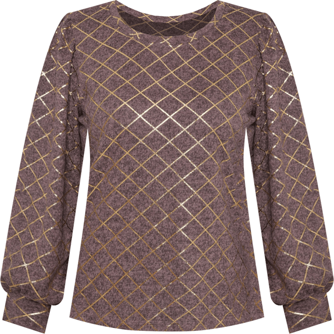 Women's Bishop Sleeve Pullover Top