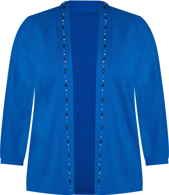 Plus Size Barcelona Vertical Animal Print Two In One Sweater