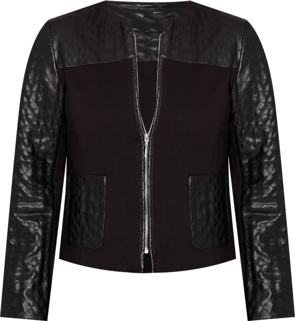 Plus Size Barcelona Zip Front Stretch Jacket