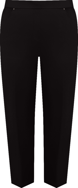 Plus Size Barcelona Stretch Ponte Knit Short Length Pant