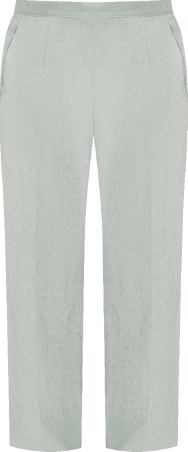 Plus Size Stockbridge Pull-On Corduroy Flat Front Short Length Pant