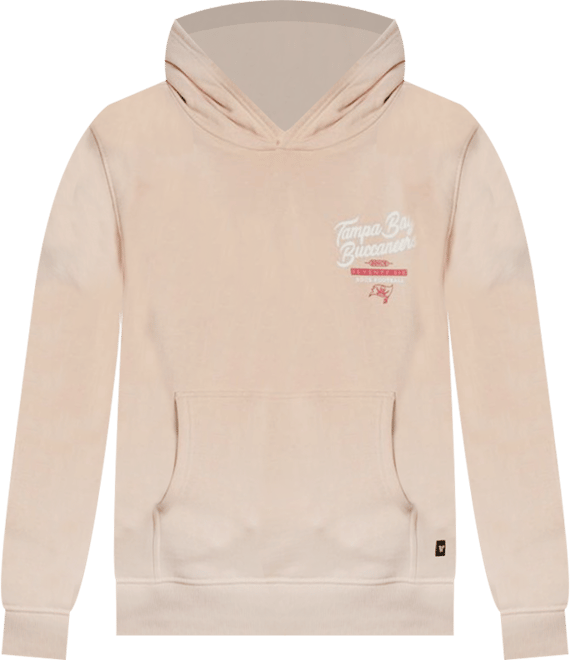 Men's and Women's Cream Tampa Bay Buccaneers Fleece Pullover Hoodie