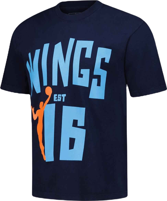 Men's and Women's Blue Dallas Wings Established 2016 Premium T-Shirt