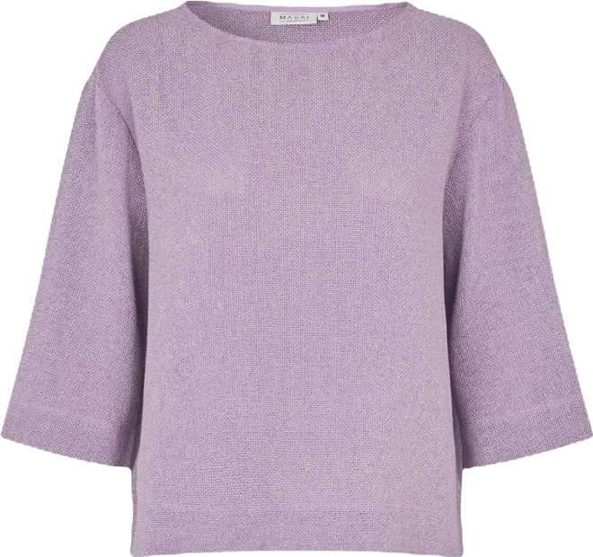 Women's MaDarmi 3/4 Sleeve Round Neck Top