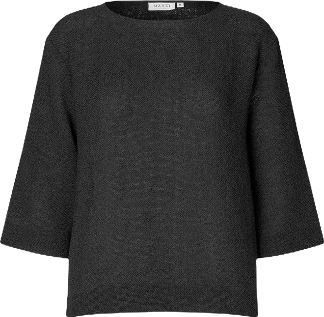 Women's MaDarmi 3/4 Sleeve Round Neck Top