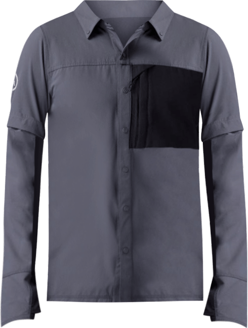 Men's Tahoe Woven Convertible Snap-Up Shirt Performance Shirts Long Sleeve
