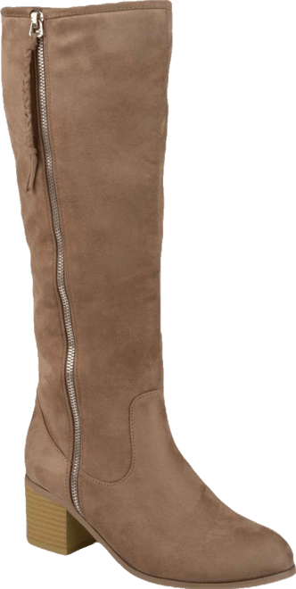 Women's Sanora Wide Calf Stacked Heel Mid Shaft Boots