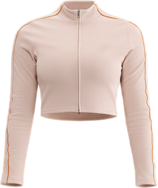 Naomi Osaka Playera de manga larga con cierre completo para mujer