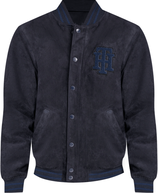 Men's Bomber with Patches Jacket