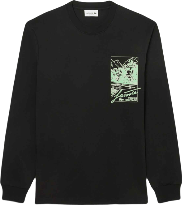 Men's Long Sleeves Printed T-Shirt