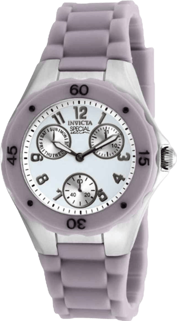 Women's 18794 Angel Quartz Chronograph White Dial Watch