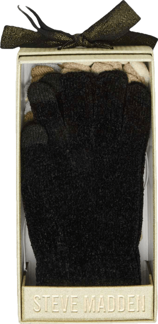 Chenille Magic Gloves, 3-Pack