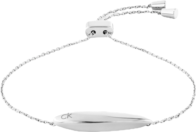 Logo-Etched Sculpted Slider Bracelet