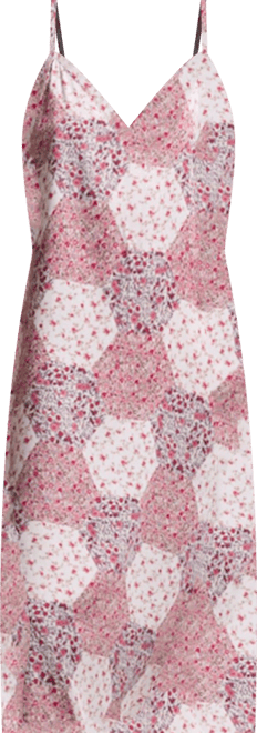 Women's Rosie V-Neck Patchwork Print Slip Nightgown