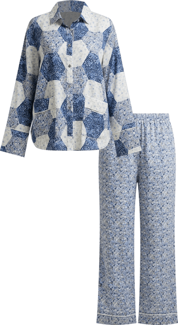 Women's Evie Long Sleeve Print Pajama Set