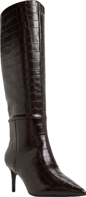 Heather Knee High Pointy Toe Boots