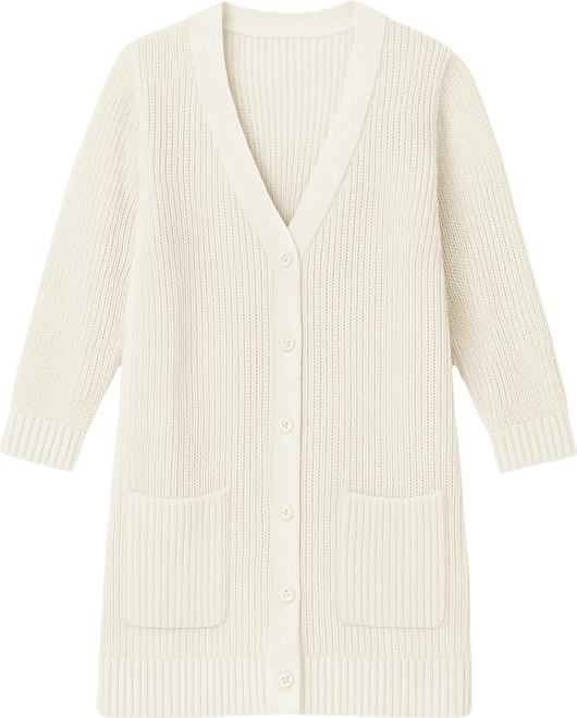 Plus Size Within Button-Front Shaker Cardigan