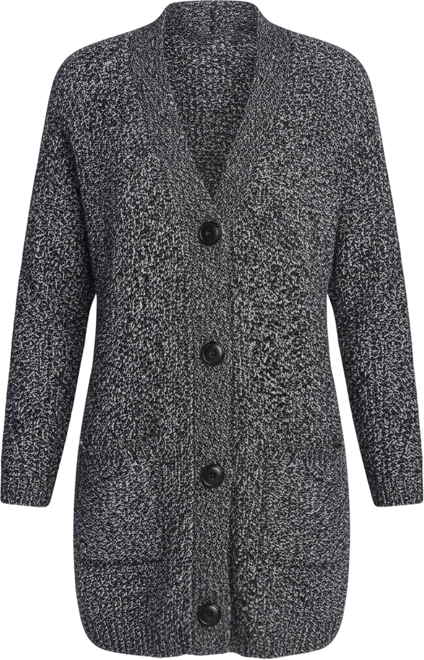 Plus Size Within Button-Front Shaker Cardigan